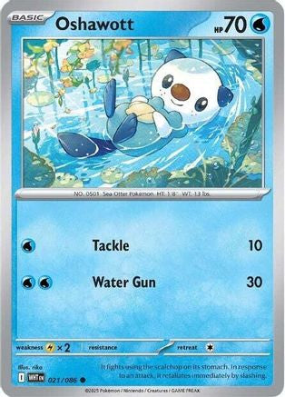 Oshawott 21 Sv White Flare