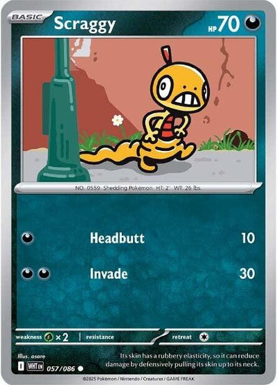 Scraggy - 057/086 - (SV: White Flare)