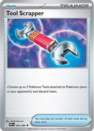 Tool Scrapper 85 Sv White Flare Reverse Holofoil