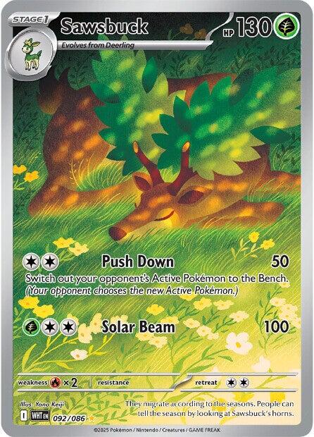 Sawsbuck - 092/086 - 092/086 - (SV: White Flare)