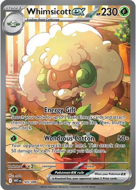 Whimsicott ex - 165/086 - 165/086 - (SV: White Flare)