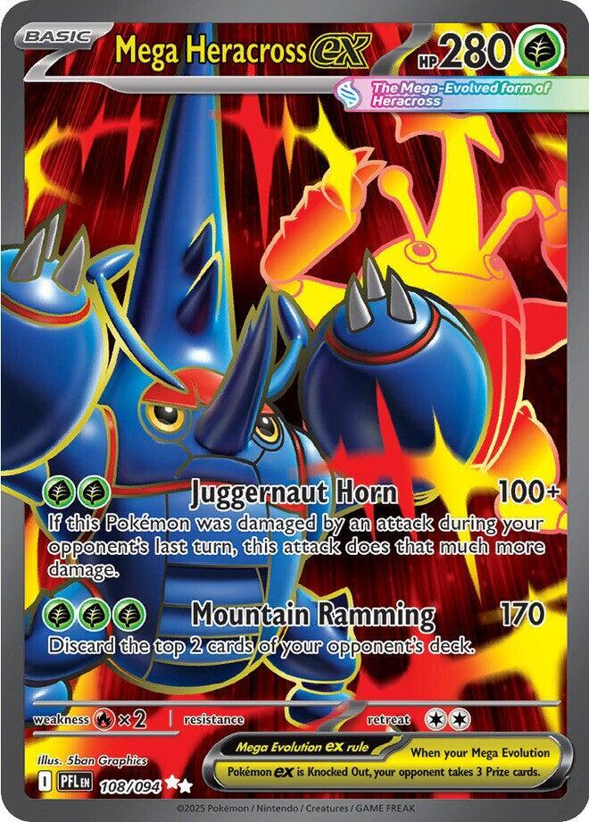 Mega Heracross ex - 108/094 - ME02: Phantasmal Flames