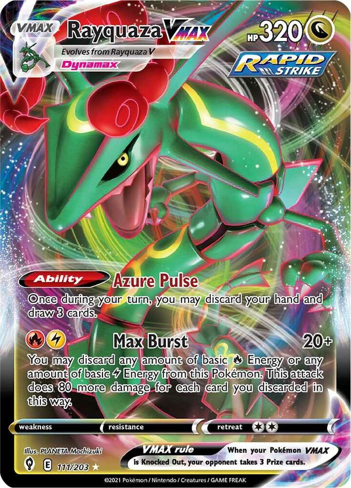 Rayquaza VMAX - SWSH07: Evolving Skies