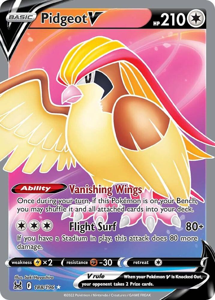 Pidgeot V (Full Art) - SWSH11: Lost Origin