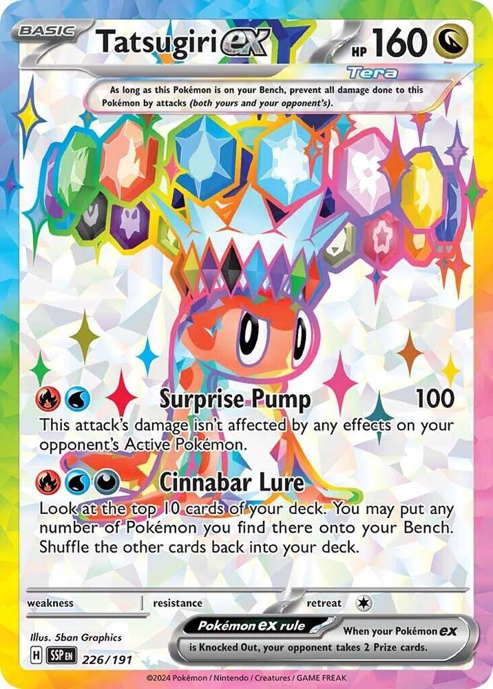 Tatsugiri ex - 226/191 - SV08: Surging Sparks