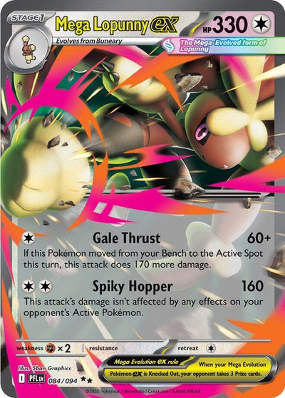 Mega Lopunny ex - 084/094 - ME02: Phantasmal Flames