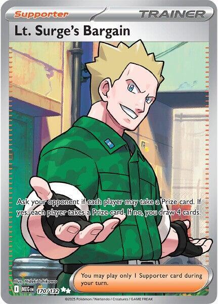 Lt. Surge's Bargain - 170/132 - ME01: Mega Evolution