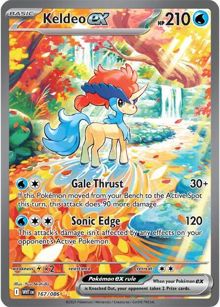 Keldeo ex - 167/086 - 167/086 - (SV: White Flare)