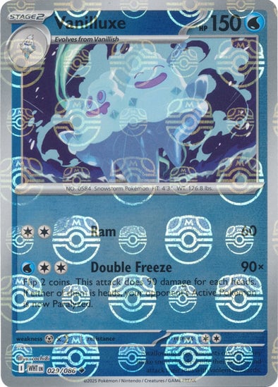 Vanilluxe (Master Ball Pattern) - 029/086 - (SV: White Flare)