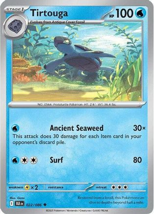 Tirtouga 22 Sv Black Bolt Reverse Holofoil
