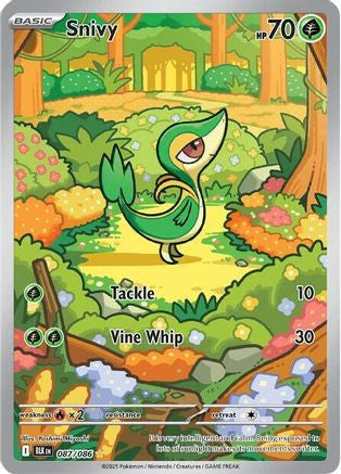 Snivy 087 086 87 Sv Black Bolt Holofoil