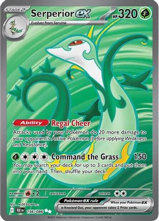 Serperior ex (156/086) - SV Black Bolt Holofoil