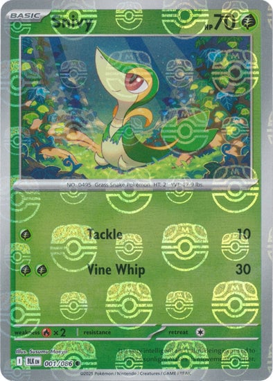 Snivy (Master Ball Pattern) - 001/086 - (SV: Black Bolt)