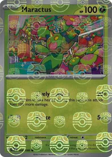 Maractus (Master Ball Pattern) - 008/086 - (SV: Black Bolt)