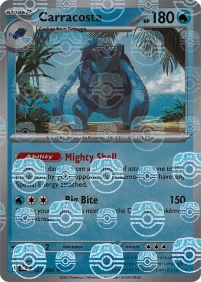 Carracosta (Master Ball Pattern) - 023/086 - (SV: Black Bolt)
