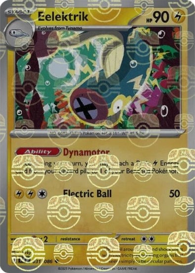Eelektrik (Master Ball Pattern) - 031/086 - (SV: Black Bolt)