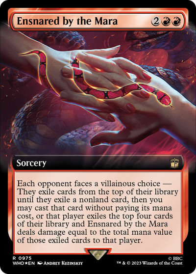 Ensnared by the Mara (WHO-975) - Doctor Who: (Extended Art) Foil