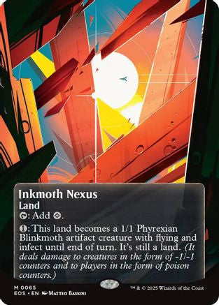 Inkmoth Nexus (0065) (Borderless) (EOS-065) - Edge of Eternities: Stellar Sights