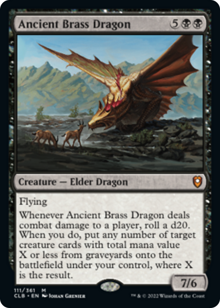 Ancient Brass Dragon (CLB-111) - Commander Legends: Battle for Baldur's Gate