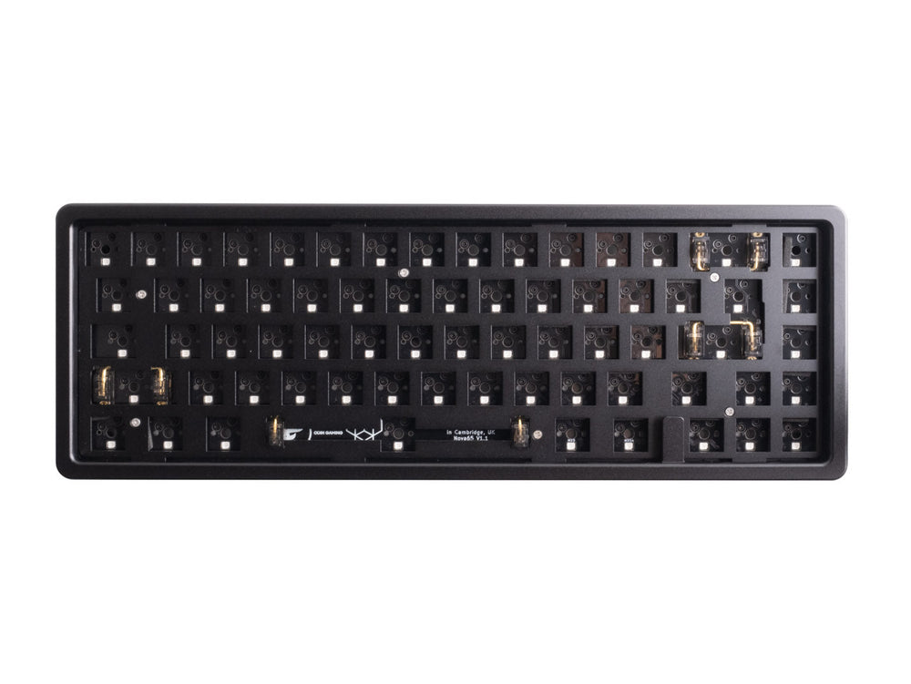 Odin Gaming Nova 65 Black Aluminum Barebones 65% Hotswap RGB Mechanical Keyboard