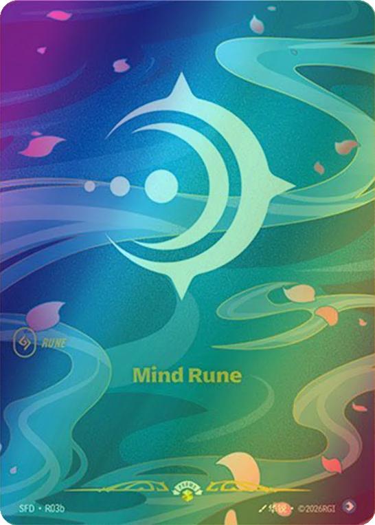 Mind Rune (Alternate Art) - R03b [Spiritforged] [Foil]