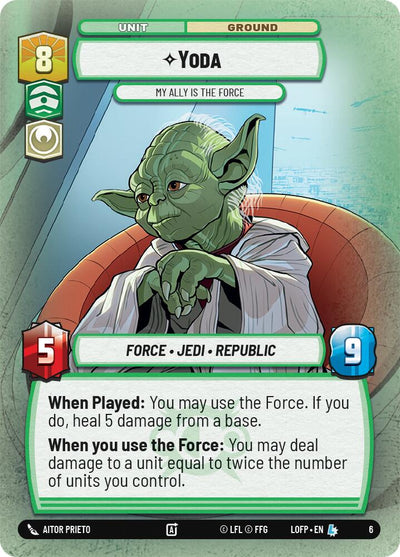 Yoda - My Ally is the Force - 6 - (Legends of the Force: Weekly Play Promos)