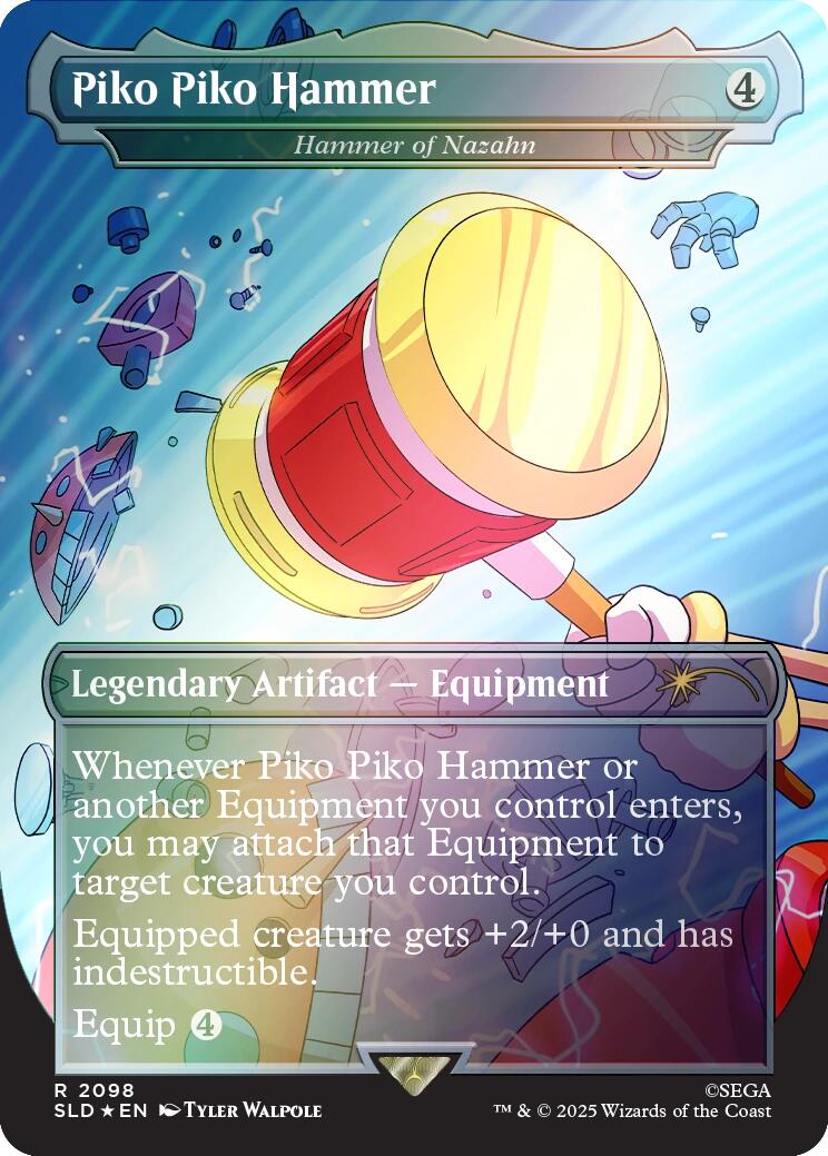Piko Piko Hammer - Hammer of Nazahn (Rainbow Foil) - 2098 - (Secret Lair Drop Series)
