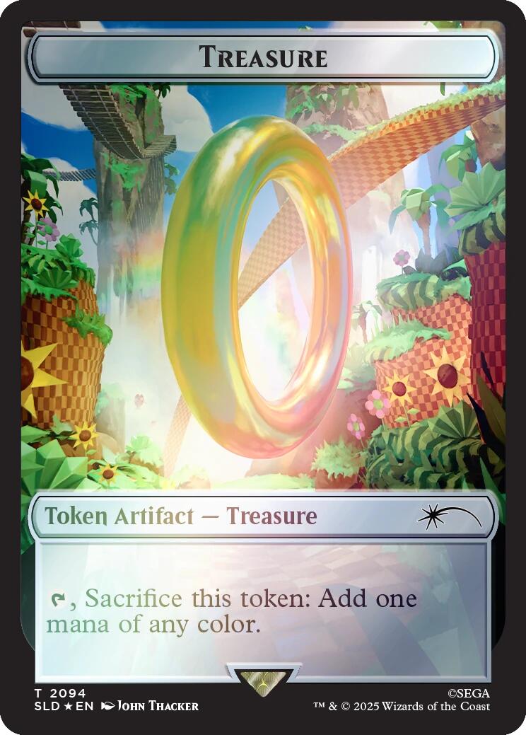 Treasure Token (2094) (Rainbow Foil) - 2094 - (Secret Lair Drop Series)