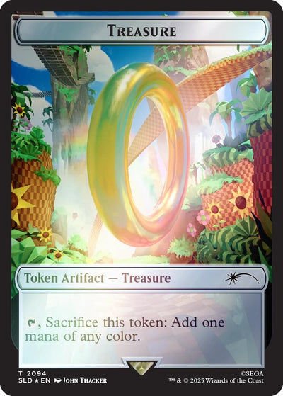 Treasure Token (2094) (Rainbow Foil) - 2094 - (Secret Lair Drop Series)