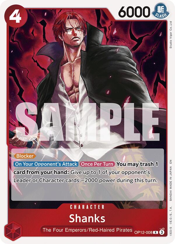 Shanks (008) - OP12-008 - (Legacy of the Master)