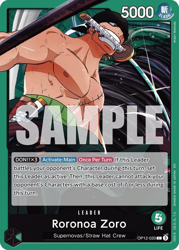 Roronoa Zoro (020) - OP12-020 - (Legacy of the Master)