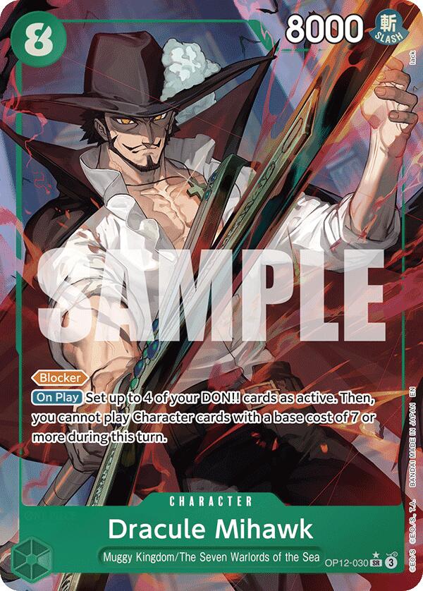 Dracule Mihawk (Alternate Art) - OP12-030 - (Legacy of the Master)