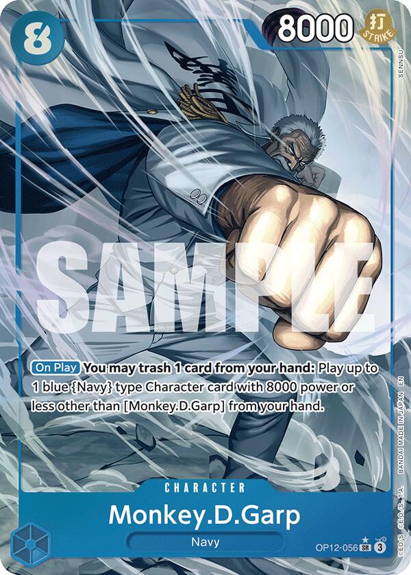 Monkey.D.Garp (Alternate Art) - OP12-056 - (Legacy of the Master)