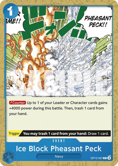 Ice Block Pheasant Peck - OP12-057 - (Legacy of the Master)
