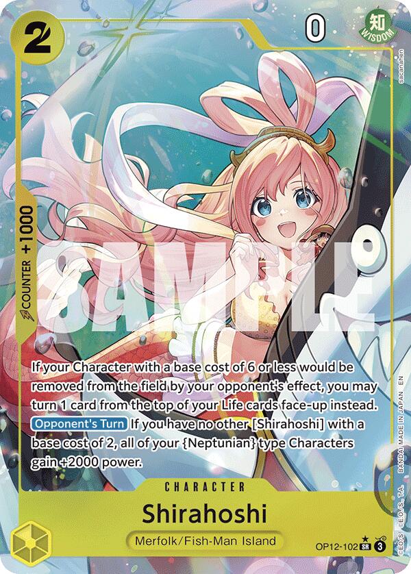 Shirahoshi (Alternate Art) - OP12-102 - (Legacy of the Master)