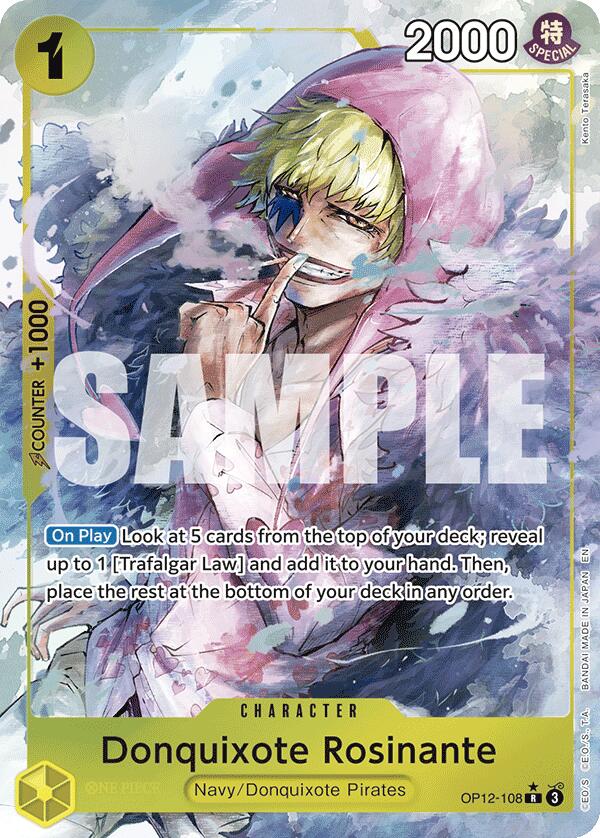 Donquixote Rosinante (108) (Alternate Art) - OP12-108 - (Legacy of the Master)