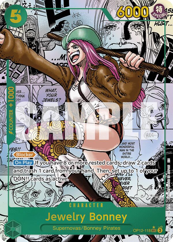Jewelry Bonney (118) (Manga) - OP12-118 - (Legacy of the Master)