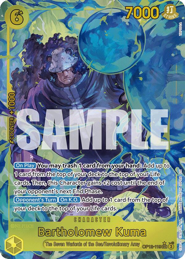 Bartholomew Kuma (Alternate Art) - OP12-119 - (Legacy of the Master)