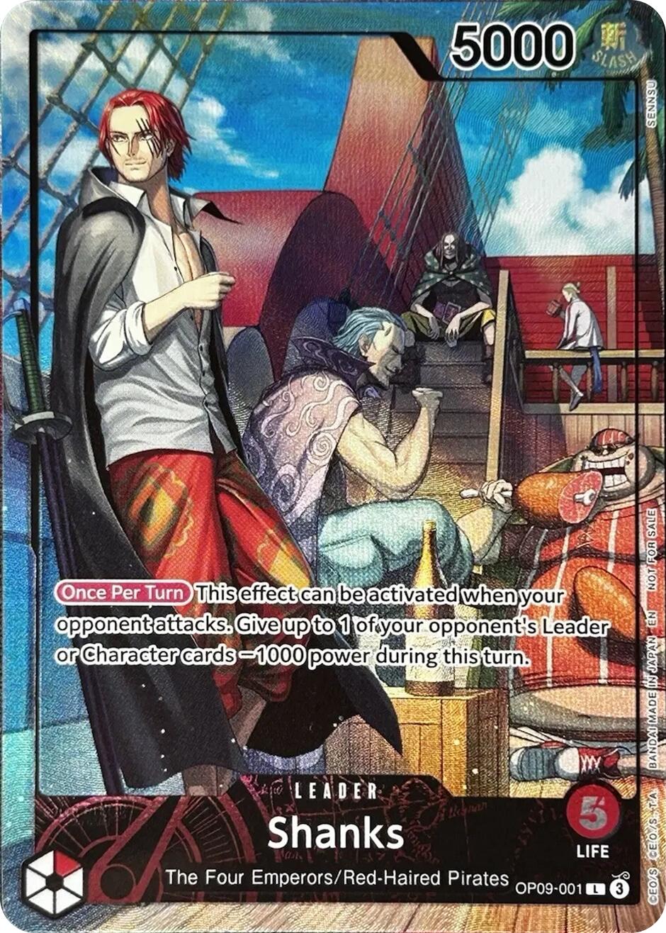 Shanks (2025 PSA Magazine Promo) - OP09-001 - (One Piece Promotion Cards)