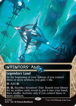 Inventors' Fair (0021) (Borderless) (EOS-021) - Edge of Eternities: Stellar Sights Foil