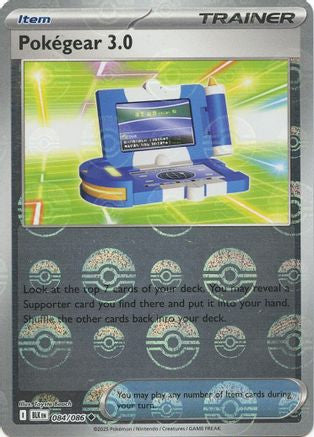 Pokegear 3 0 Poke Ball Pattern 84 Sv Black Bolt Holofoil