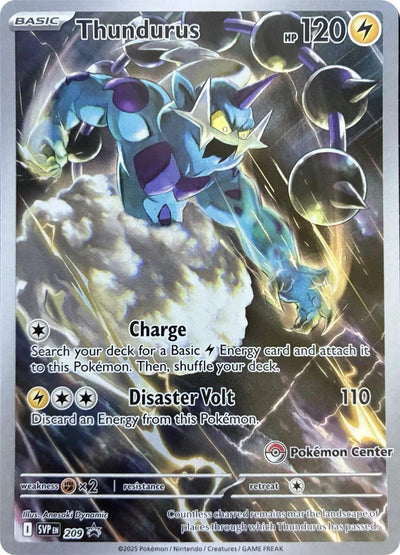 Thundurus - 209 (Pokemon Center Exclusive) - 209 - (SV: Scarlet & Violet Promo Cards)