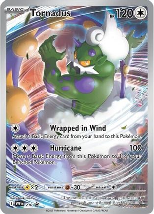 Tornadus (210) - SV Scarlet & Violet Promo Cards Holofoil