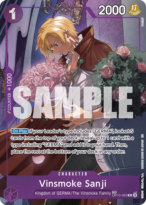 Vinsmoke Sanji (TR) - OP10-063 - (Legacy of the Master)