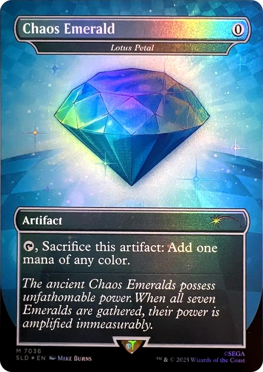 Chaos Emerald - Lotus Petal (7036) - 7036 - (Secret Lair Drop Series)