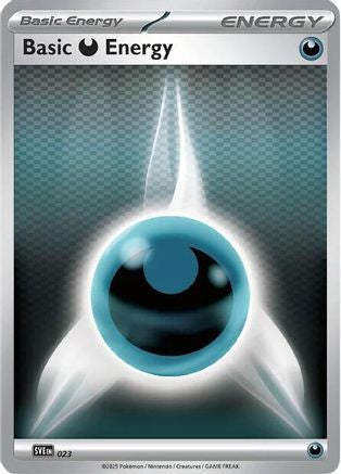 Basic Darkness Energy 023 23 Sve Scarlet Violet Energies Reverse Holofoil
