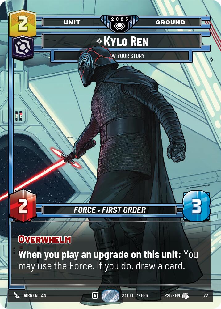 Kylo Ren - I Know Your Story - 72 - (Organized Play Promos)