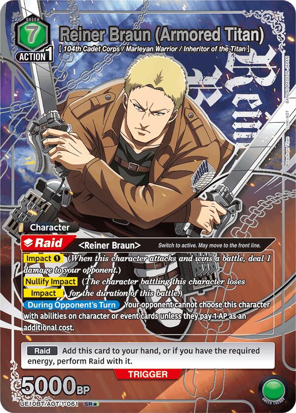Reiner Braun (Armored Titan) (SR*) [UE10BT - UE10BT/AOT-1-061]