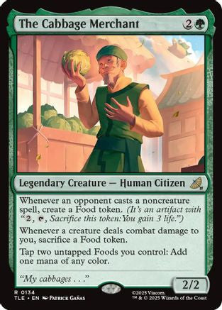 The Cabbage Merchant (TLE-134) - Avatar: The Last Airbender: Eternal-Legal Foil