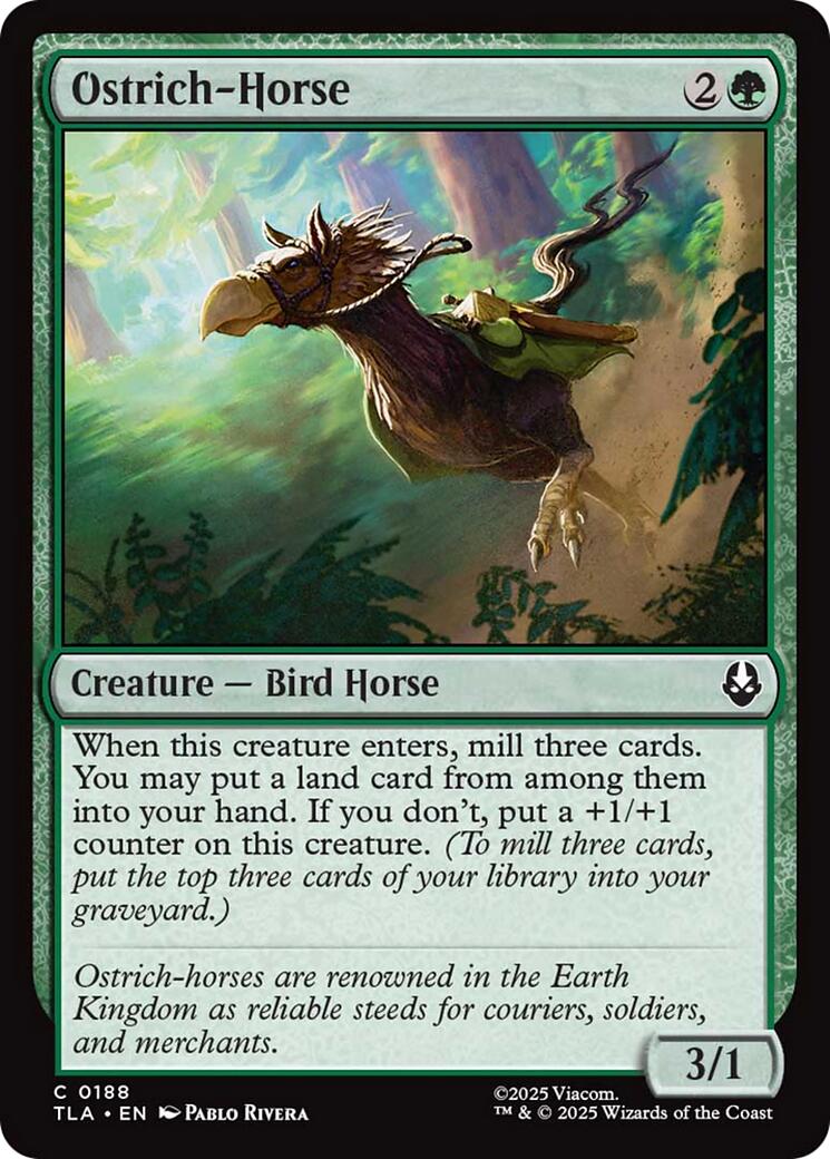Ostrich-Horse - 188 - (Avatar: The Last Airbender)